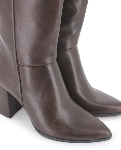 Bota Alta Dayana Marrón