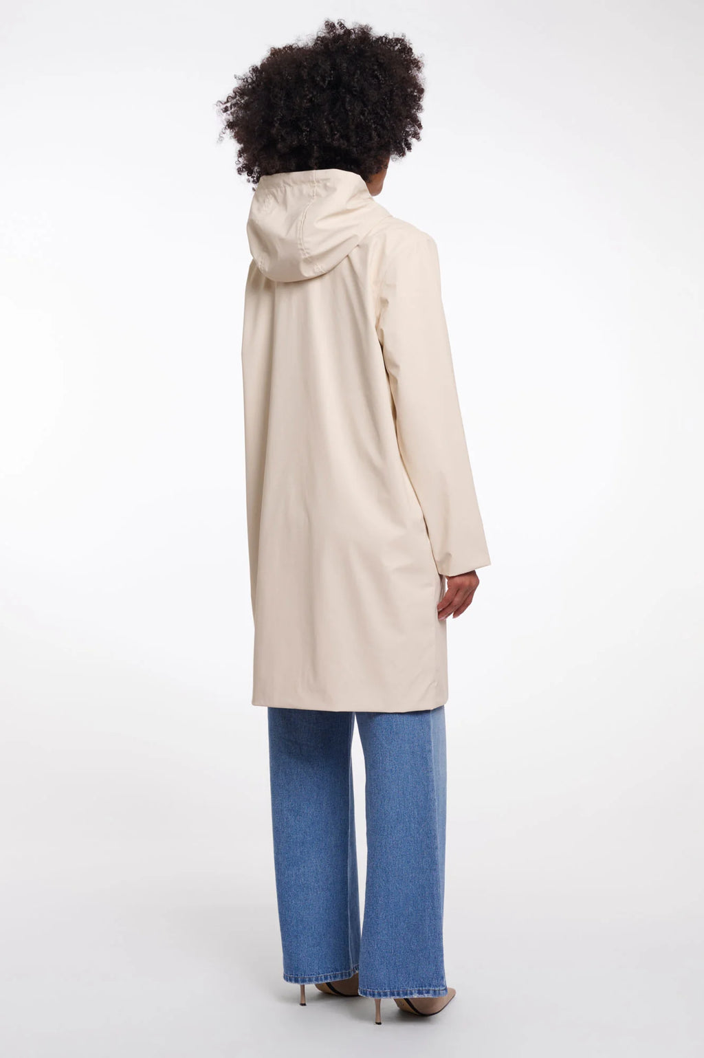 parka reversible beige y estampado de leopardo rosa Rino&pelle nueva coleccion en cotton grey detalle capucha