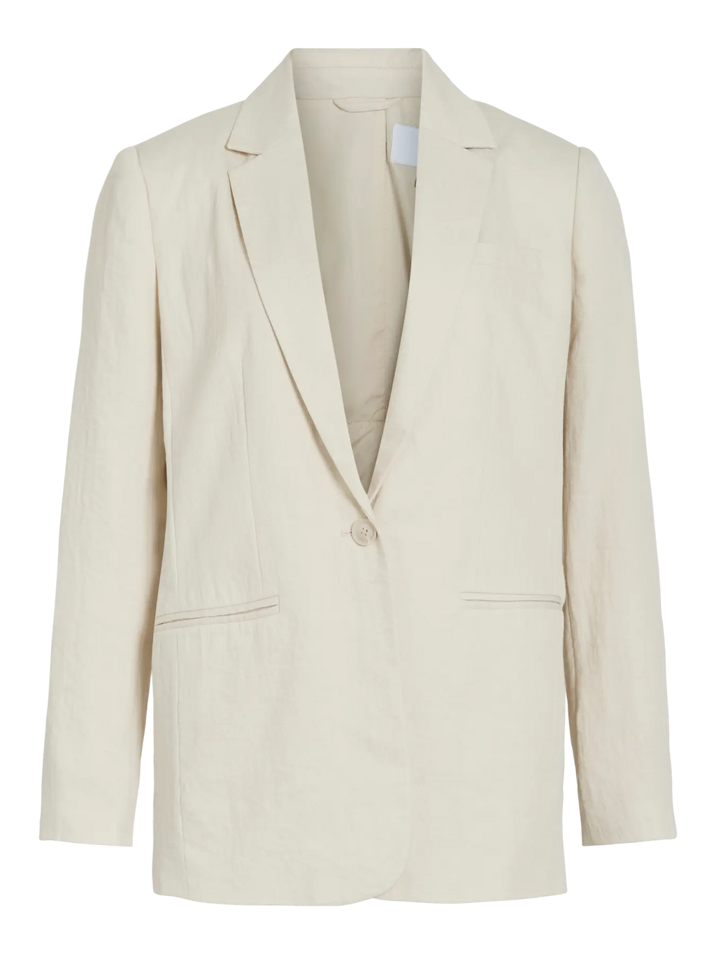 americana elegante neutra Vila Cotton Grey moda de mujer en asturias