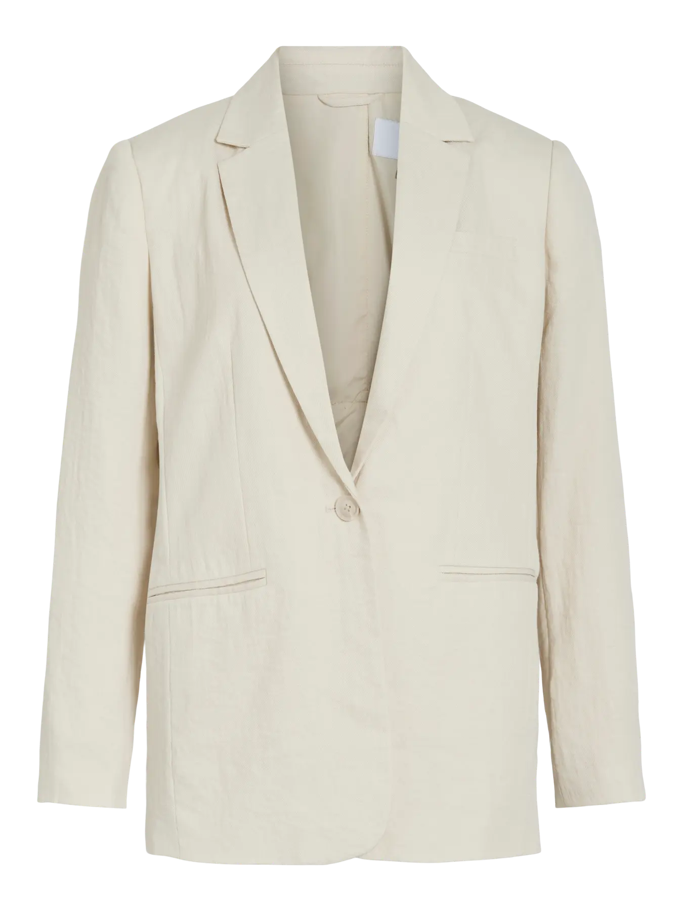americana elegante neutra Vila Cotton Grey moda de mujer en asturias