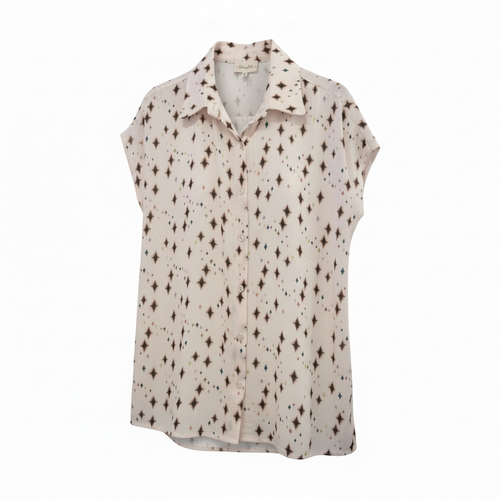 blusa estampado estelar color beige o rosa apagado lola espeleta