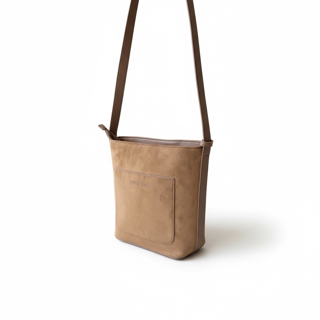 bolso bandolera de ante camel devota lomba
