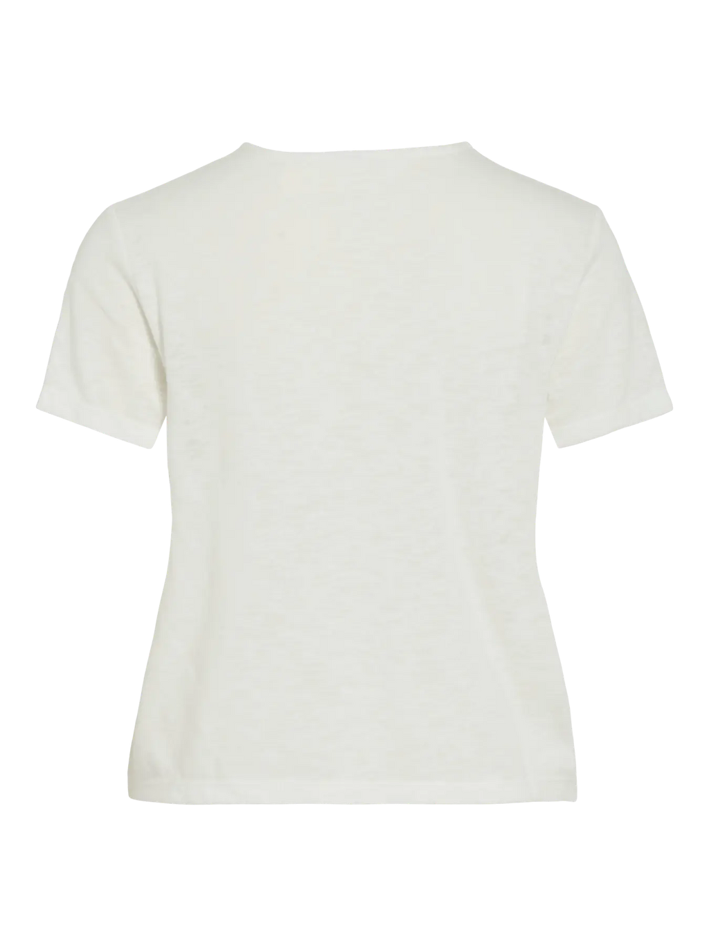 camiseta básica blanca Vila manga corta vista trasera Cotton Grey Piedras Blancas Asturias