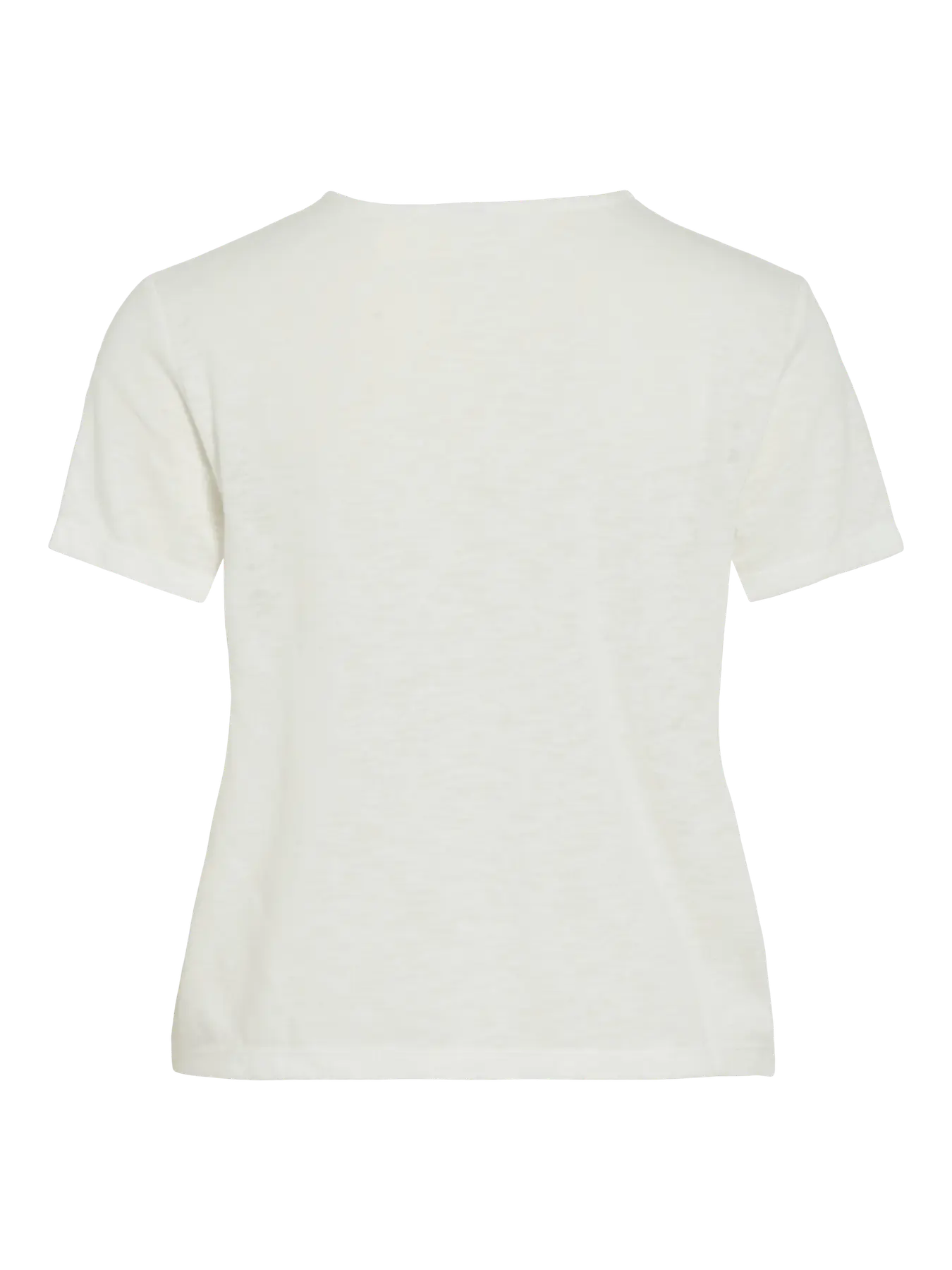 camiseta básica blanca Vila manga corta vista trasera Cotton Grey Piedras Blancas Asturias