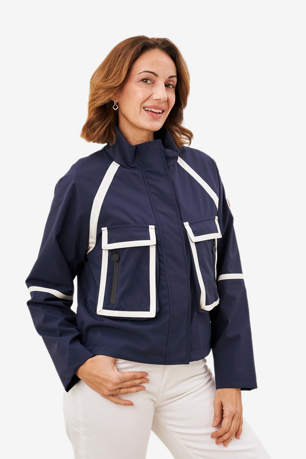 Cazadora Demi azul marino Le Option Nord mujer