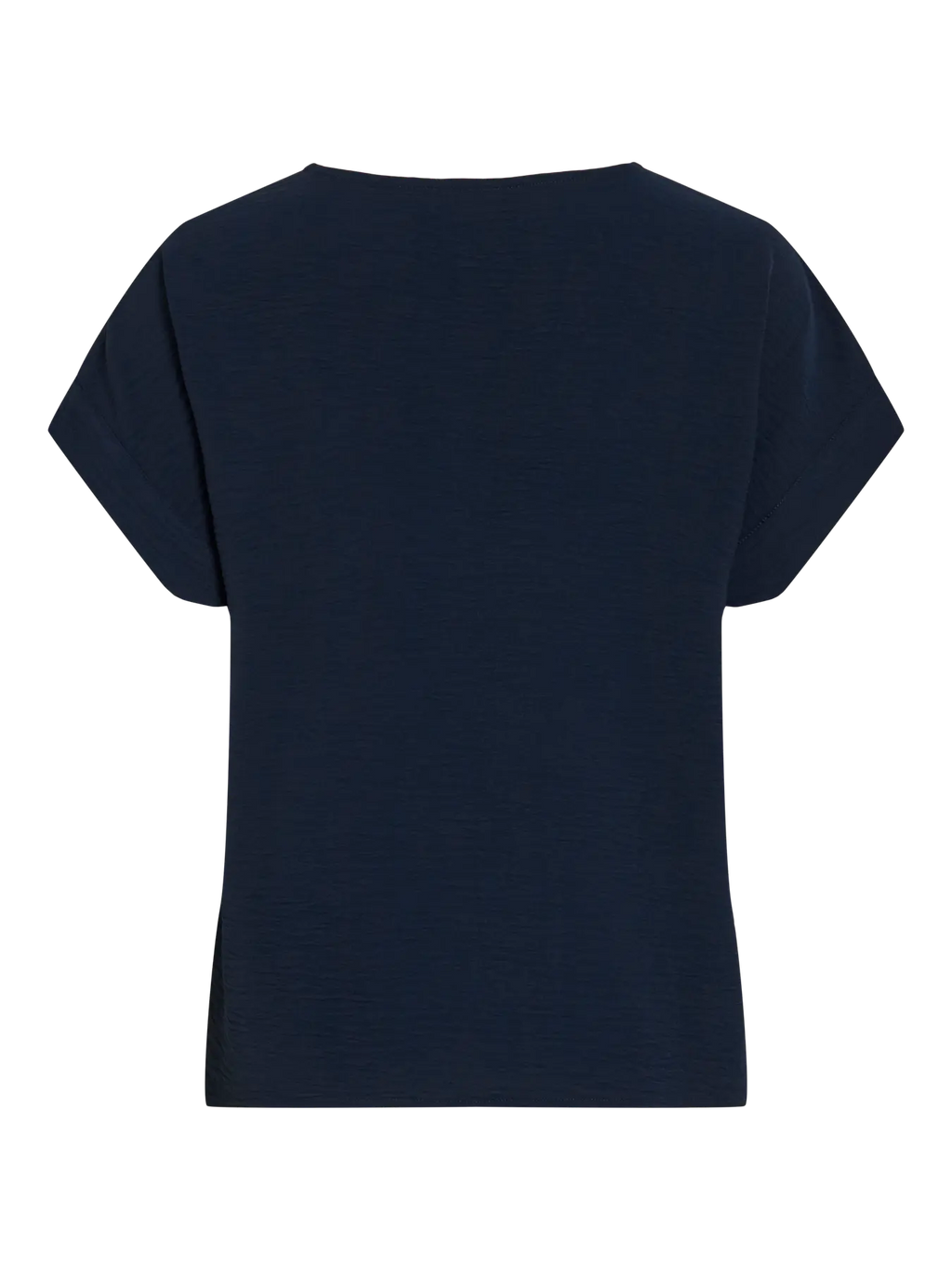 Espalda camiseta azul marino cuello barco VILA · Cotton Grey · Piedras Blancas · Castrillón · Asturias