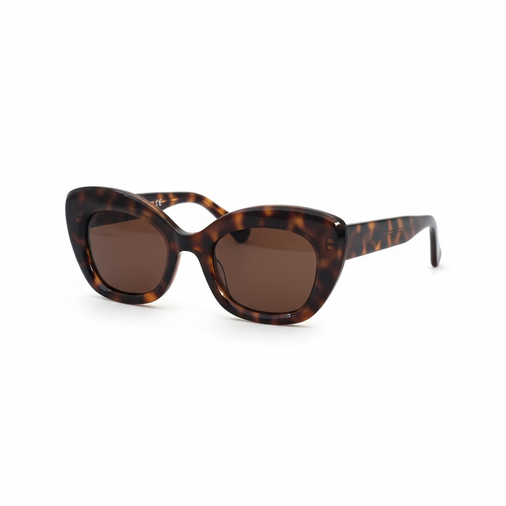 Gafa de sol ovalada carey marron coco 