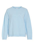 Jersey cuello redondo basico vila nueva coleccion en cotton grey