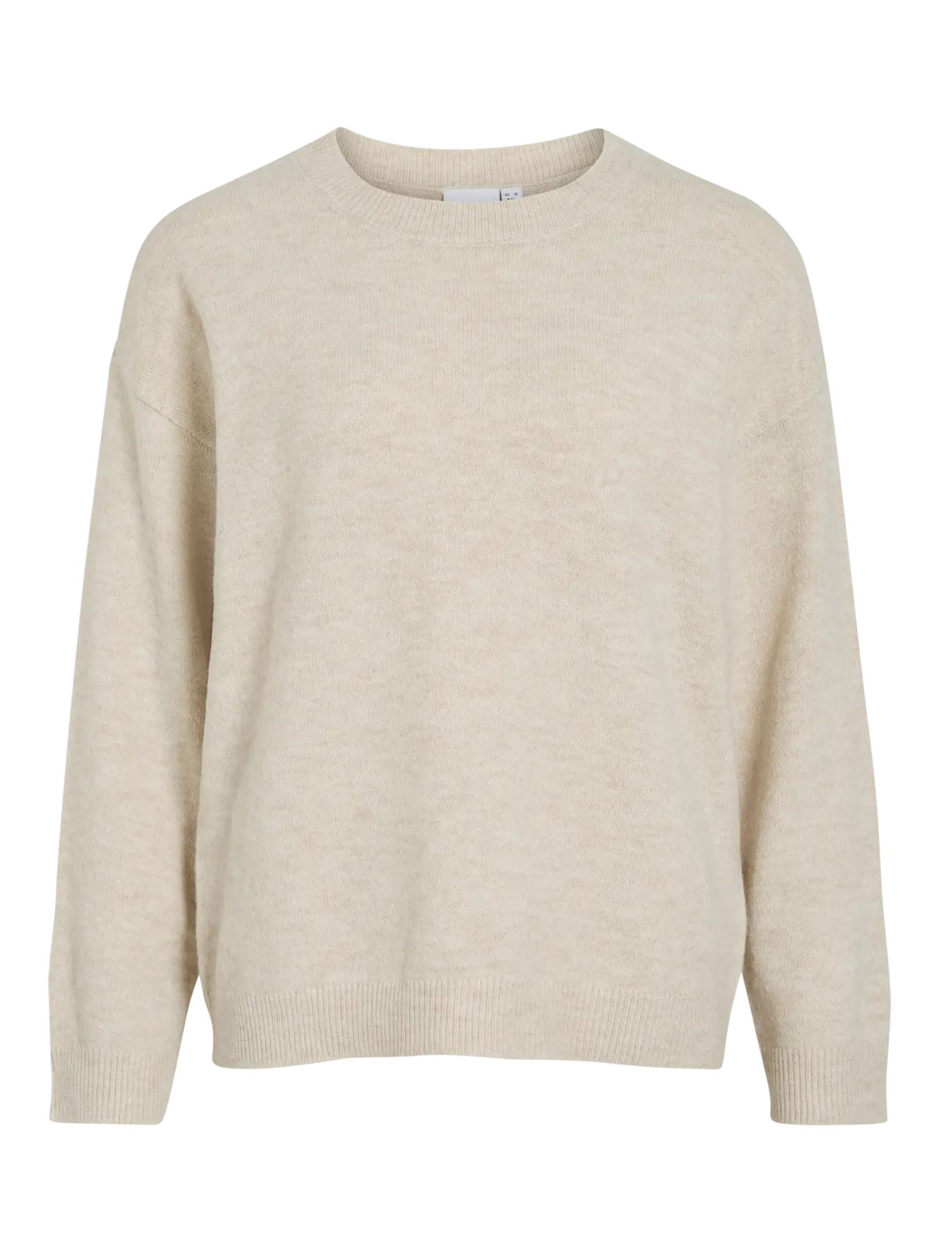 Jersey basico cuello redondo vila Cotton grey
