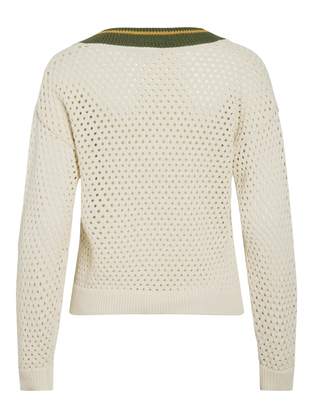 Jersey vila nueva coleccion en tienda de moda piedras blancas cotton grey detalle trasero