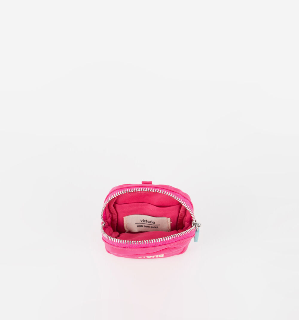 Interior monedero victoria rosa cremallera mujer fucsia