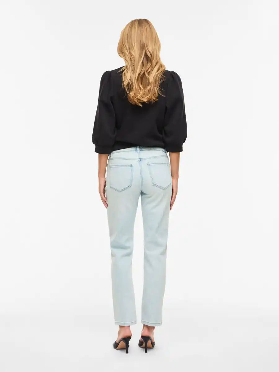 Pantalon modelo parte de atras _vaquero_recto_azul_claro_Vila_en_Cottongrey