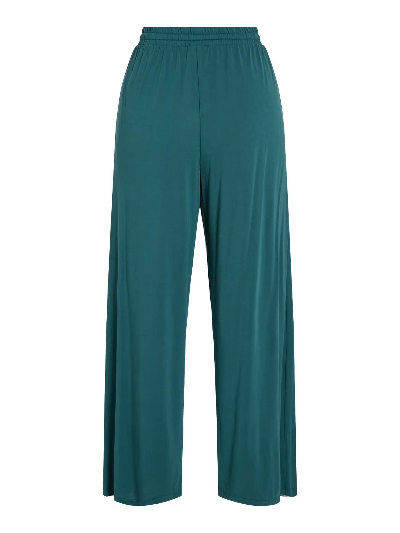 Pantalón fluido verde botella con cintura elástica y lazo – Vila en cotton grey tienda de ropa en piedras blancas