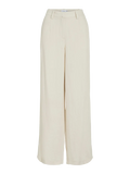 Pantalon de traje largo amplio Vila Moda mujer en Castrillon Cotton grey