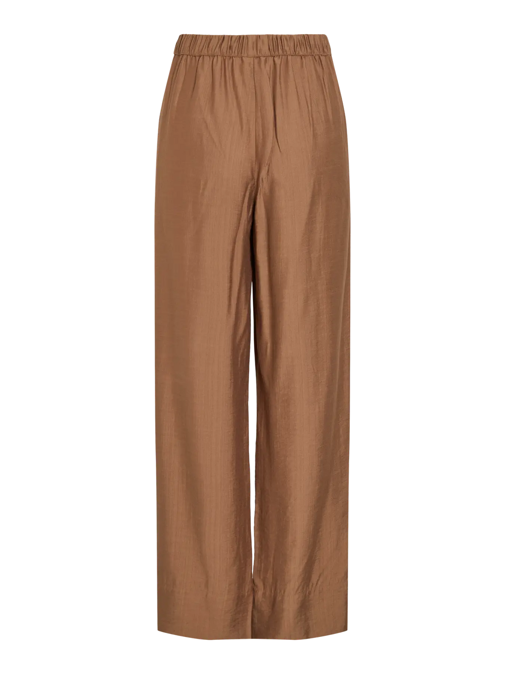 pantalón fluido camel cintura elástica mujer Vila Cotton Grey Piedras Blancas Asturias
