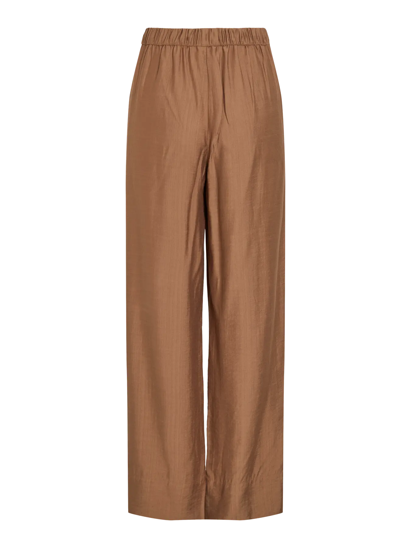 pantalón fluido camel cintura elástica mujer Vila Cotton Grey Piedras Blancas Asturias
