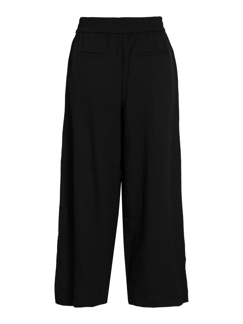 pantalón negro culotte mujer, pantalón fluido camel, pantalón midi elegante, pantalón tiro alto mujer, pantalón ancho Vila, pantalón verano mujer, pantalón cómodo vestir en tienda cotton grey en piedras blancas