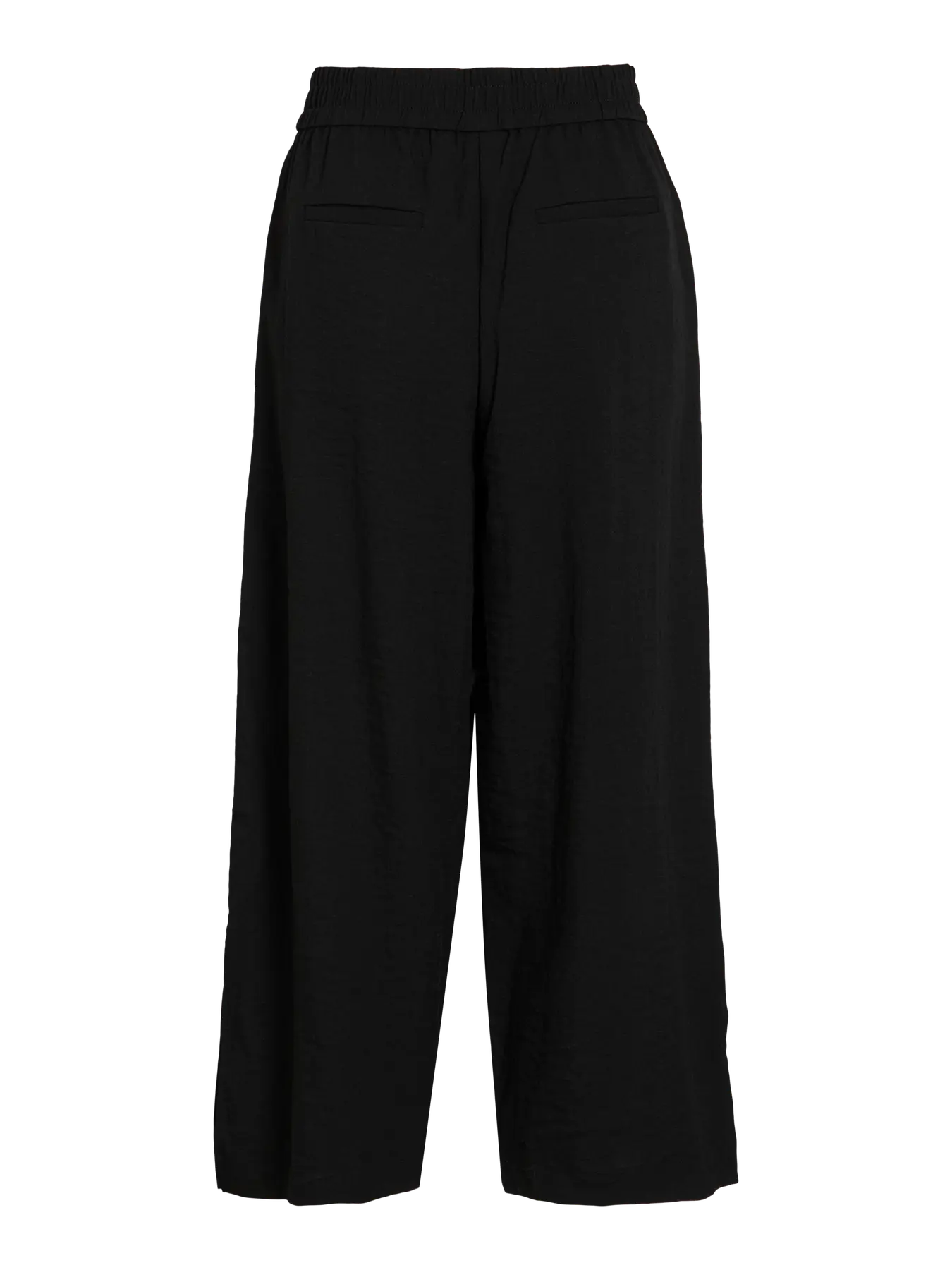 pantalón negro culotte mujer, pantalón fluido camel, pantalón midi elegante, pantalón tiro alto mujer, pantalón ancho Vila, pantalón verano mujer, pantalón cómodo vestir en tienda cotton grey en piedras blancas