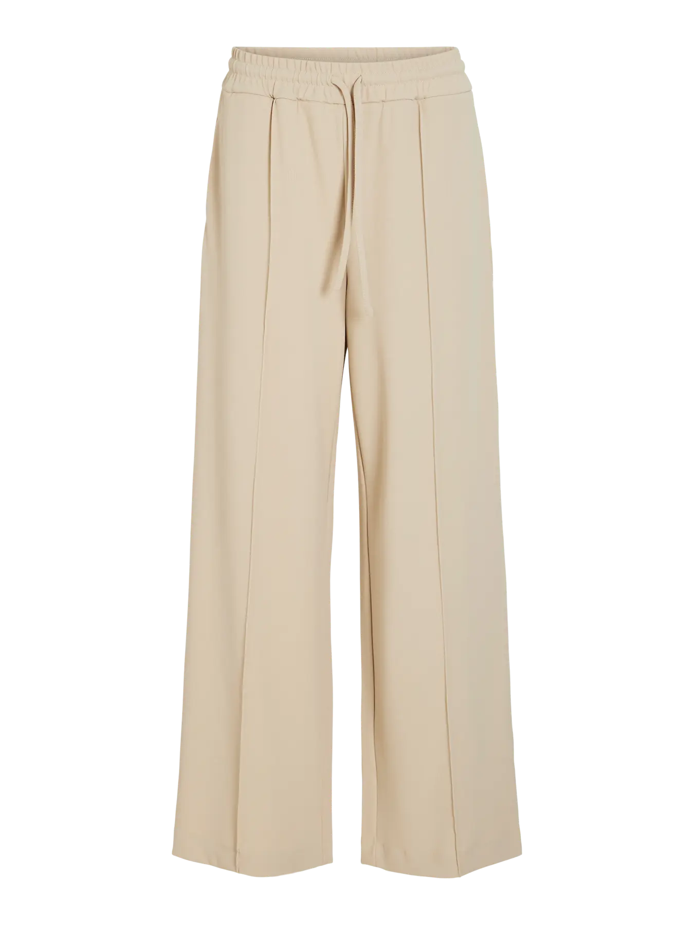 Pantalon comfy sport fluido vila beige con pinzas