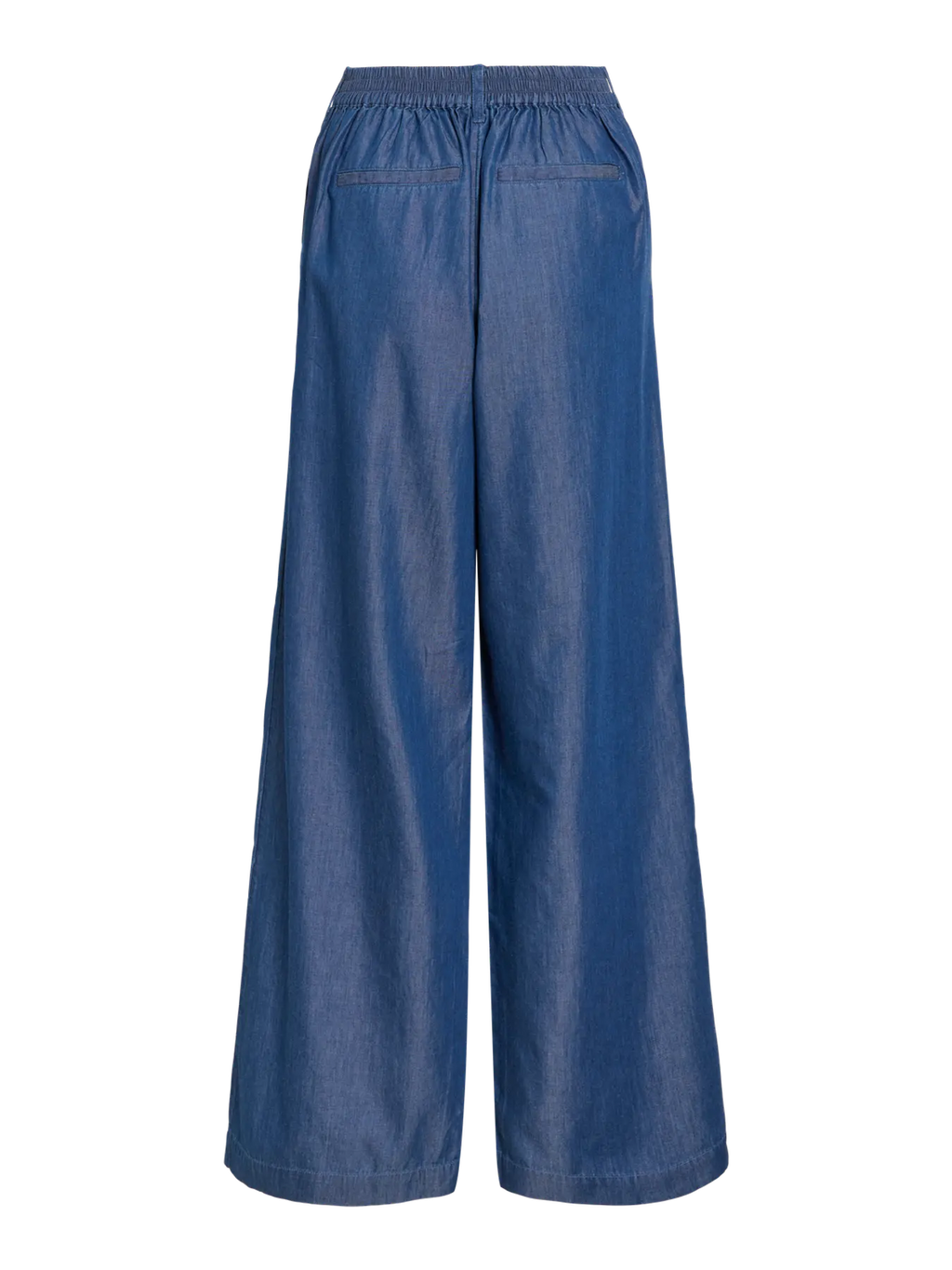 Pantalón vaquero fluido pierna ancha mujer Vila