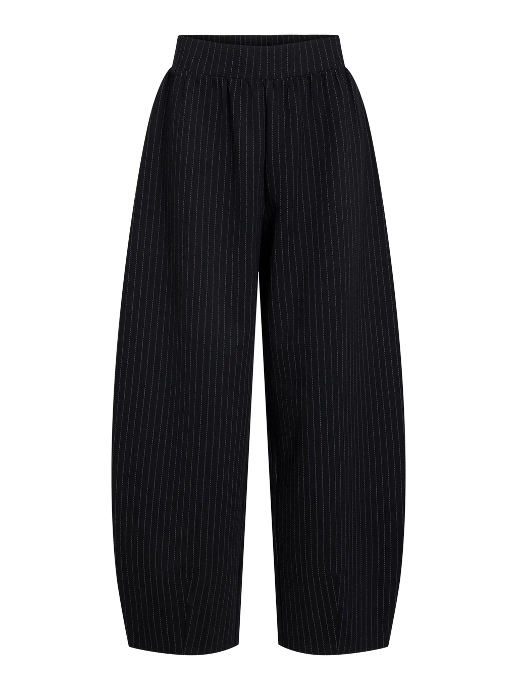 pantalón negro globo raya fina parte trasera vila Cotton Grey Piedras Blancas Asturias