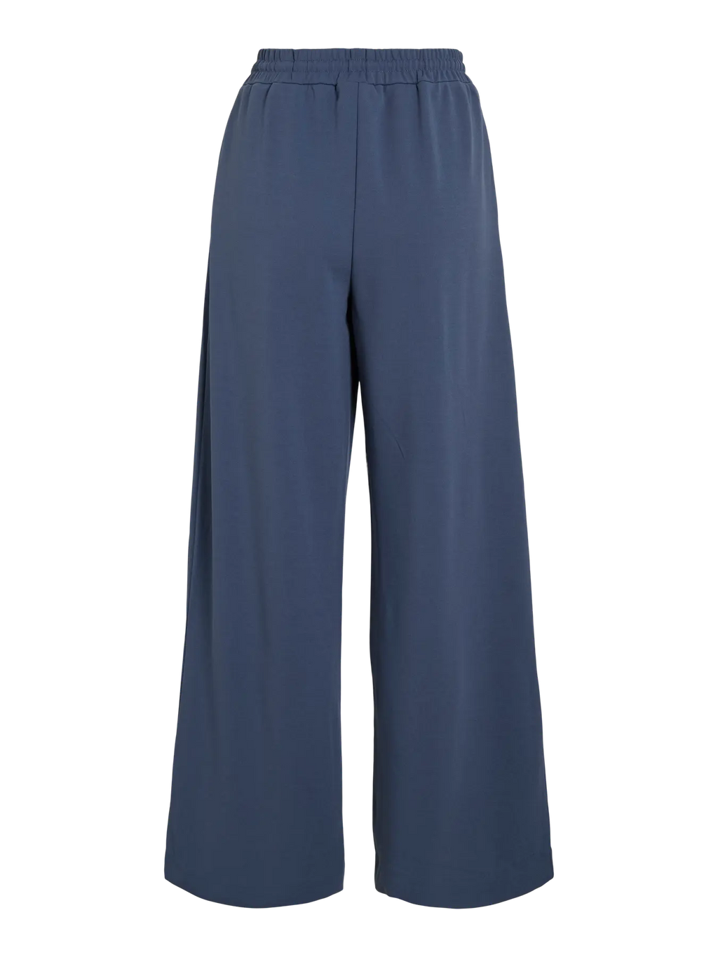 Detalle trasero pantalon comodo vila en azul nueva coleccion en cotton grey