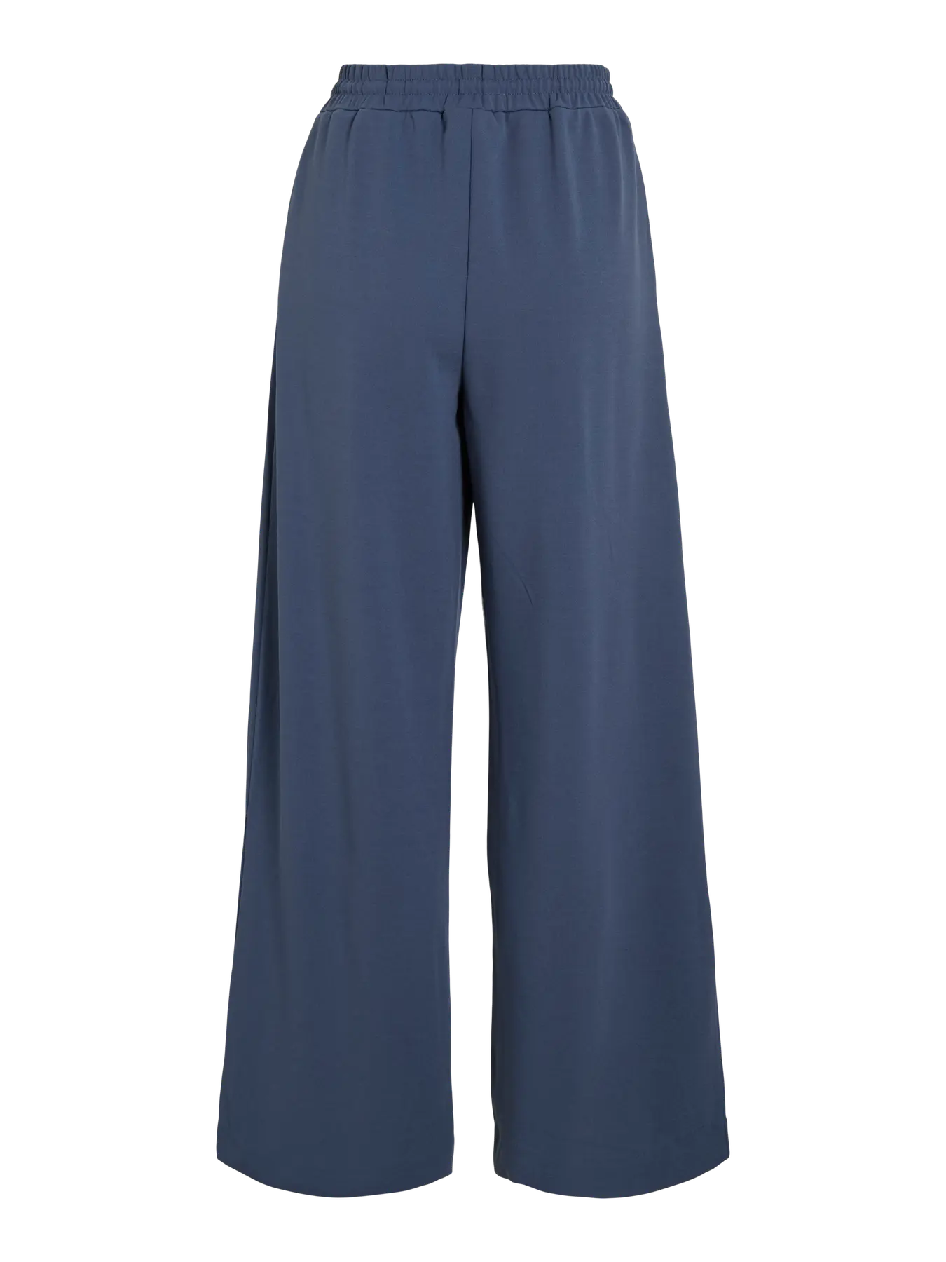 Detalle trasero pantalon comodo vila en azul nueva coleccion en cotton grey