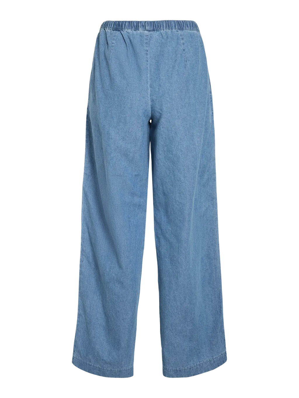 Pantalon denim vista trasera Vila en cotton grey
