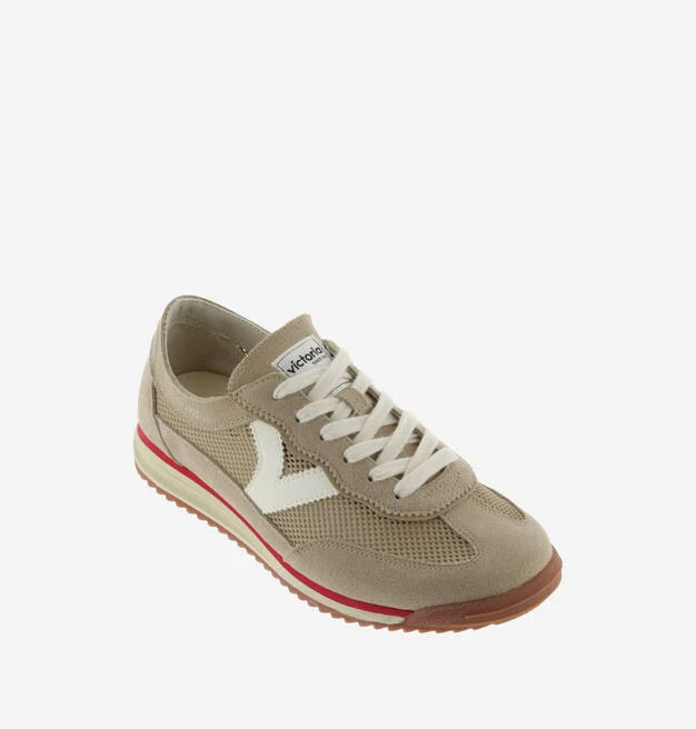 playeros casual mujer beige outfit urbano calzado sport Victoria