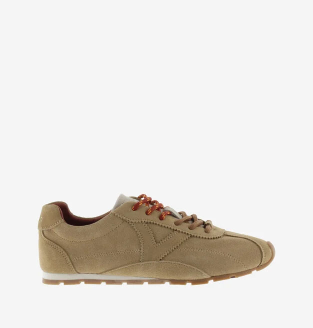 sneakers mujer serraje, zapatillas victoria mujer, deportivas casual mujer, zapatillas ante camel, sneakers cómodas mujer.