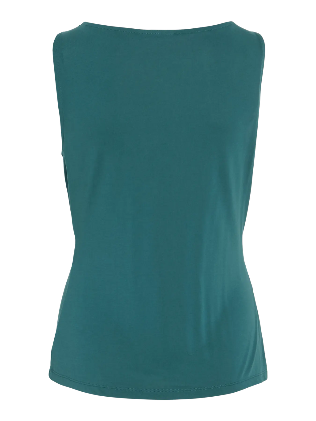 top verde azulado sin mangas espalda lisa vila cotton grey piedras blancas asturias