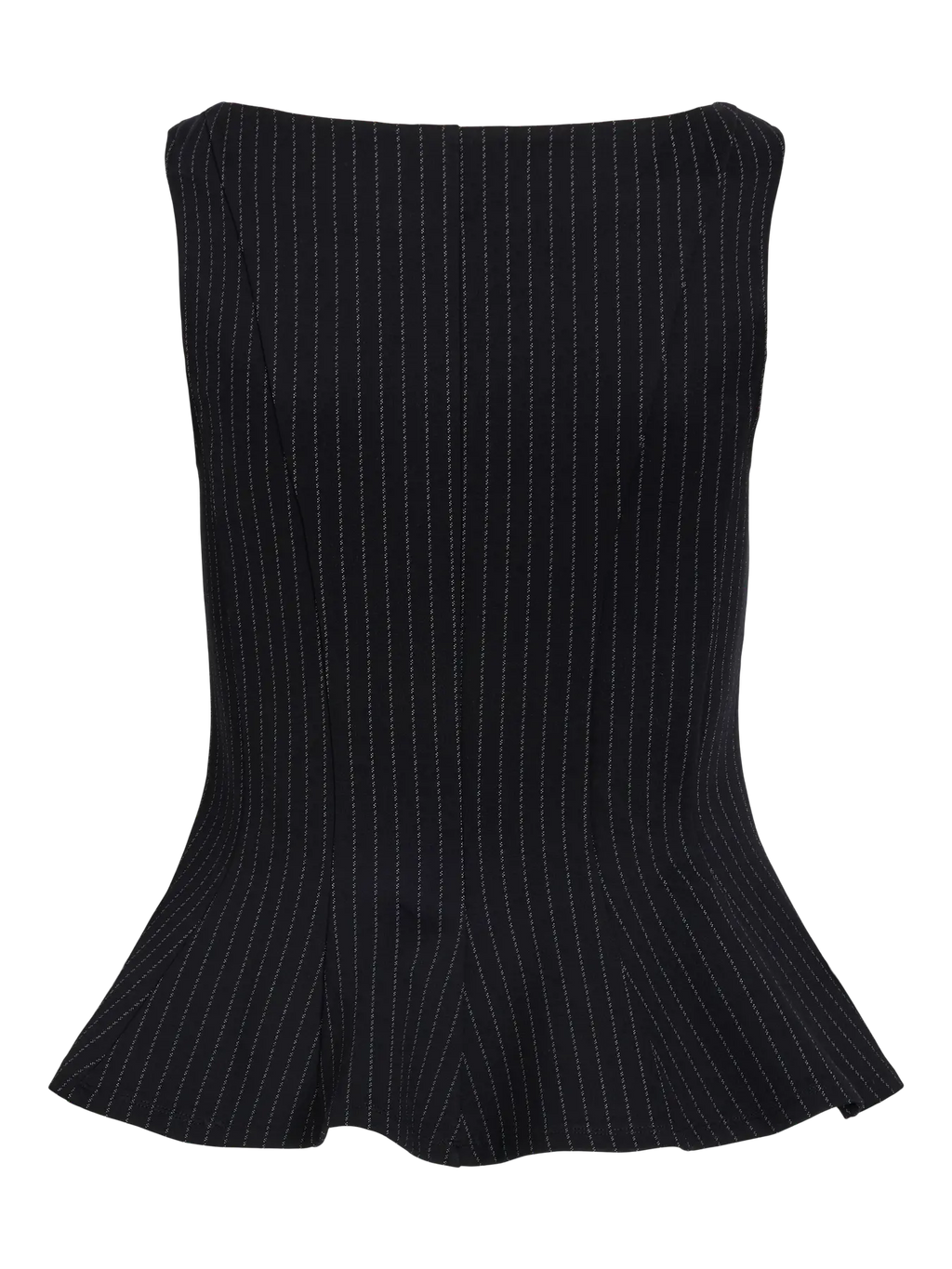 top negro sin mangas volante cintura vila elegante cotton grey castrillon asturias