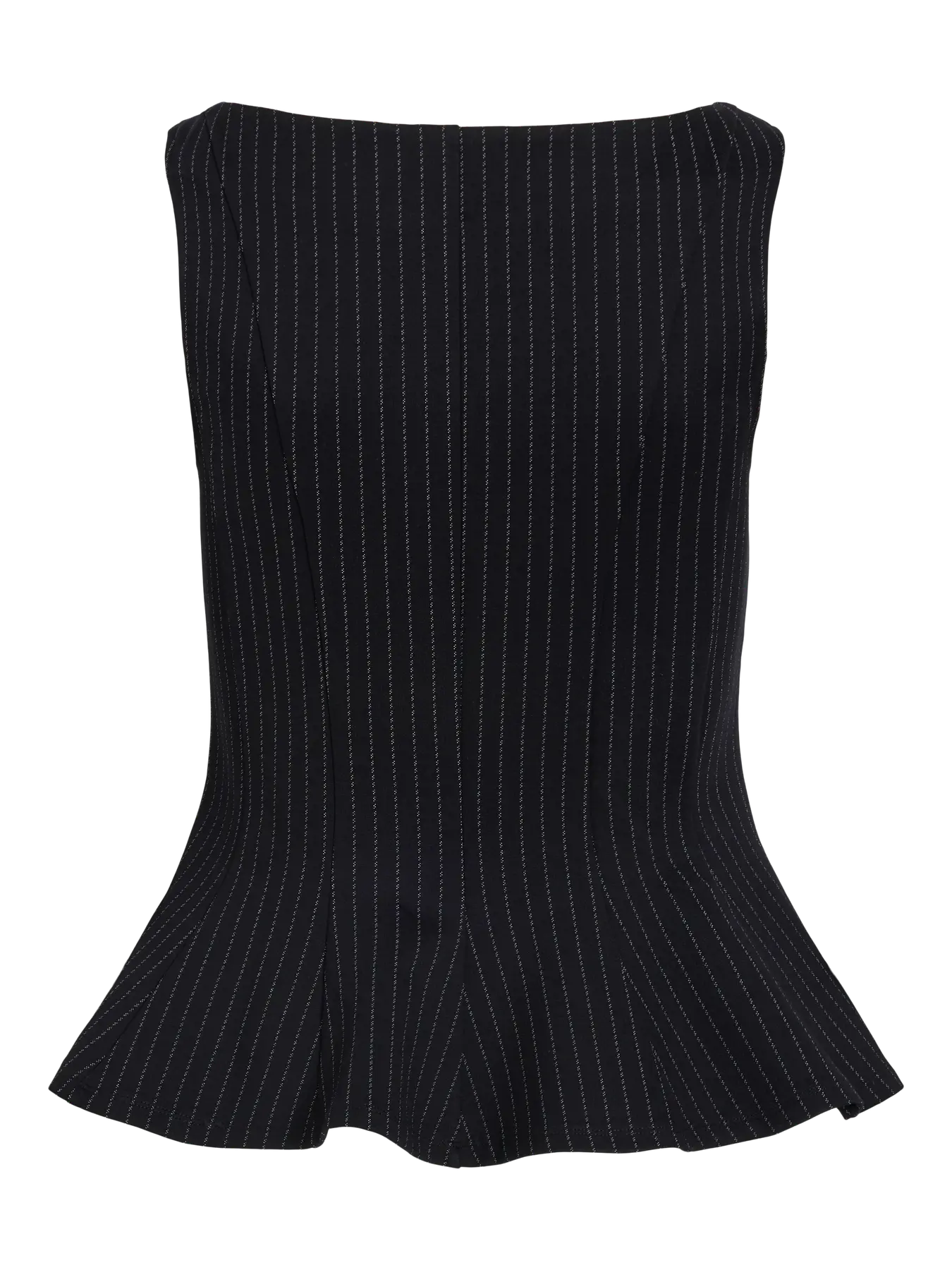 top negro sin mangas volante cintura vila elegante cotton grey castrillon asturias