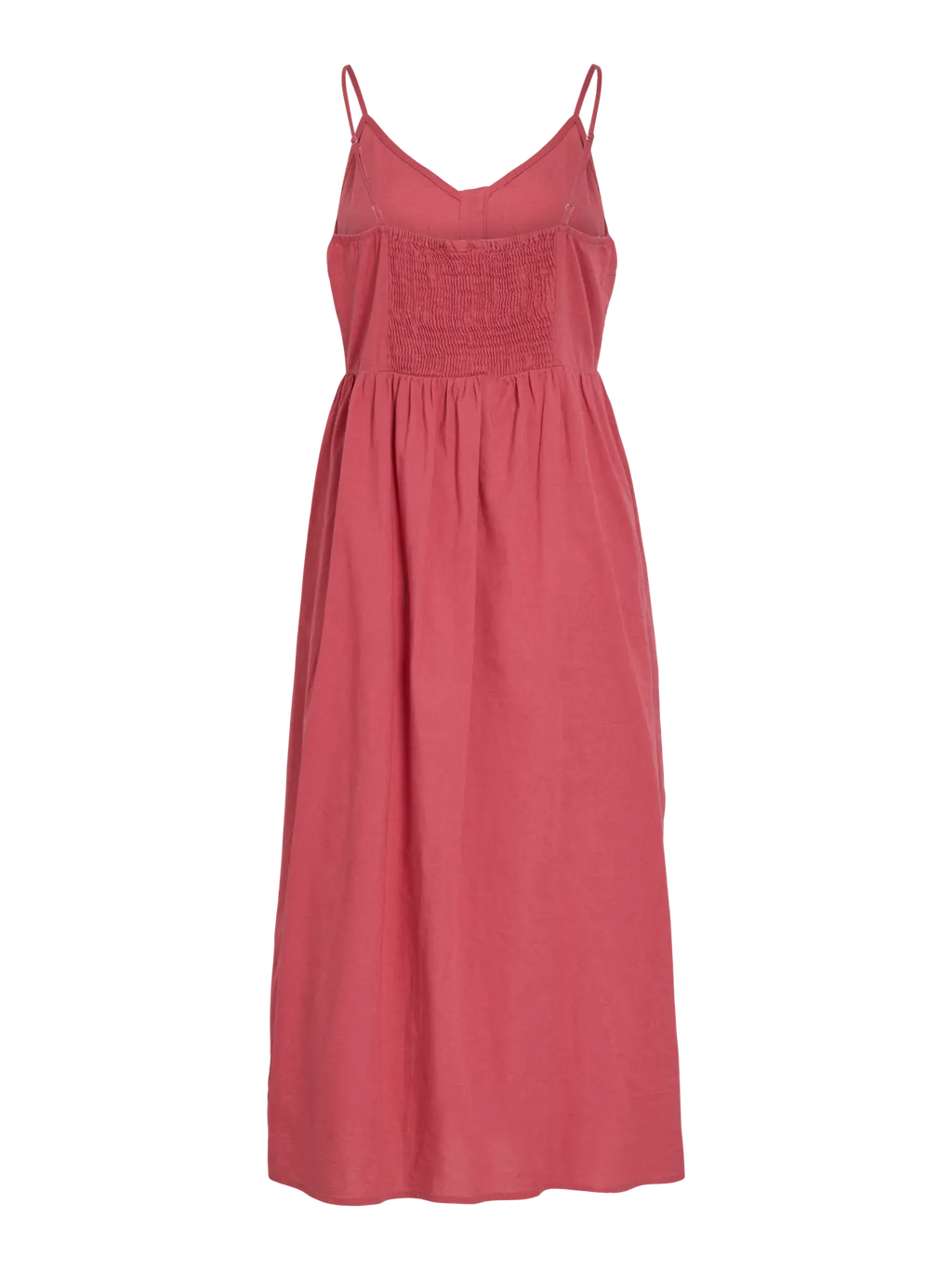 Vestido largo teja tirantes Vila Cotton Grey Piedras Blancas Asturias