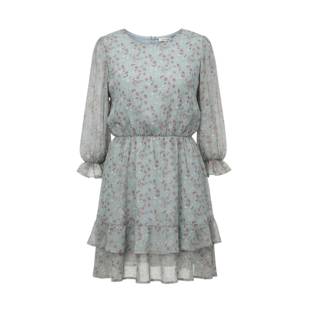 vestido Candace Maggie Sweet floral azul vaporoso