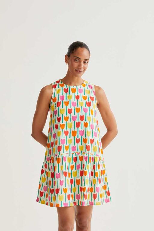 Vestido Corto Tulip Garden