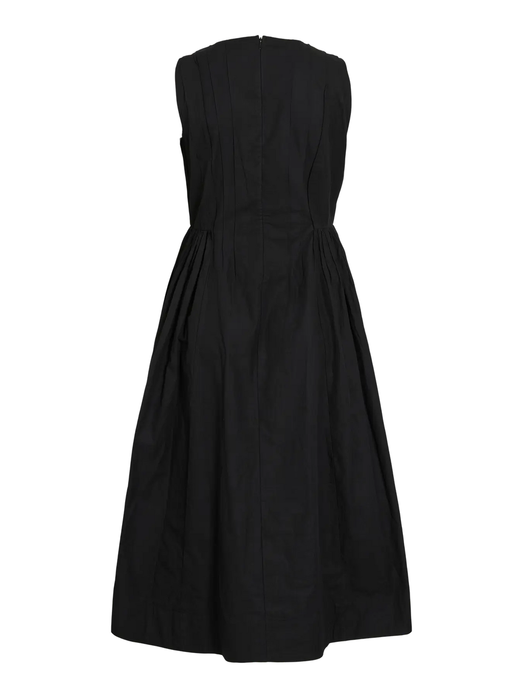 Detale trasero Little black dress Reinterpretado vila nueva coleccion en cotton grey