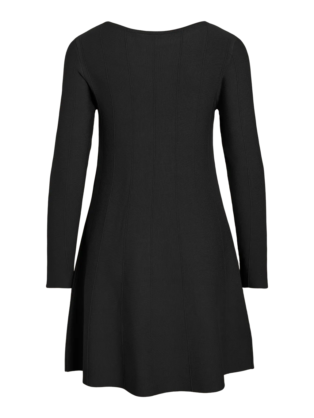Vestido Valuni de punto negro Vila – vista trasera