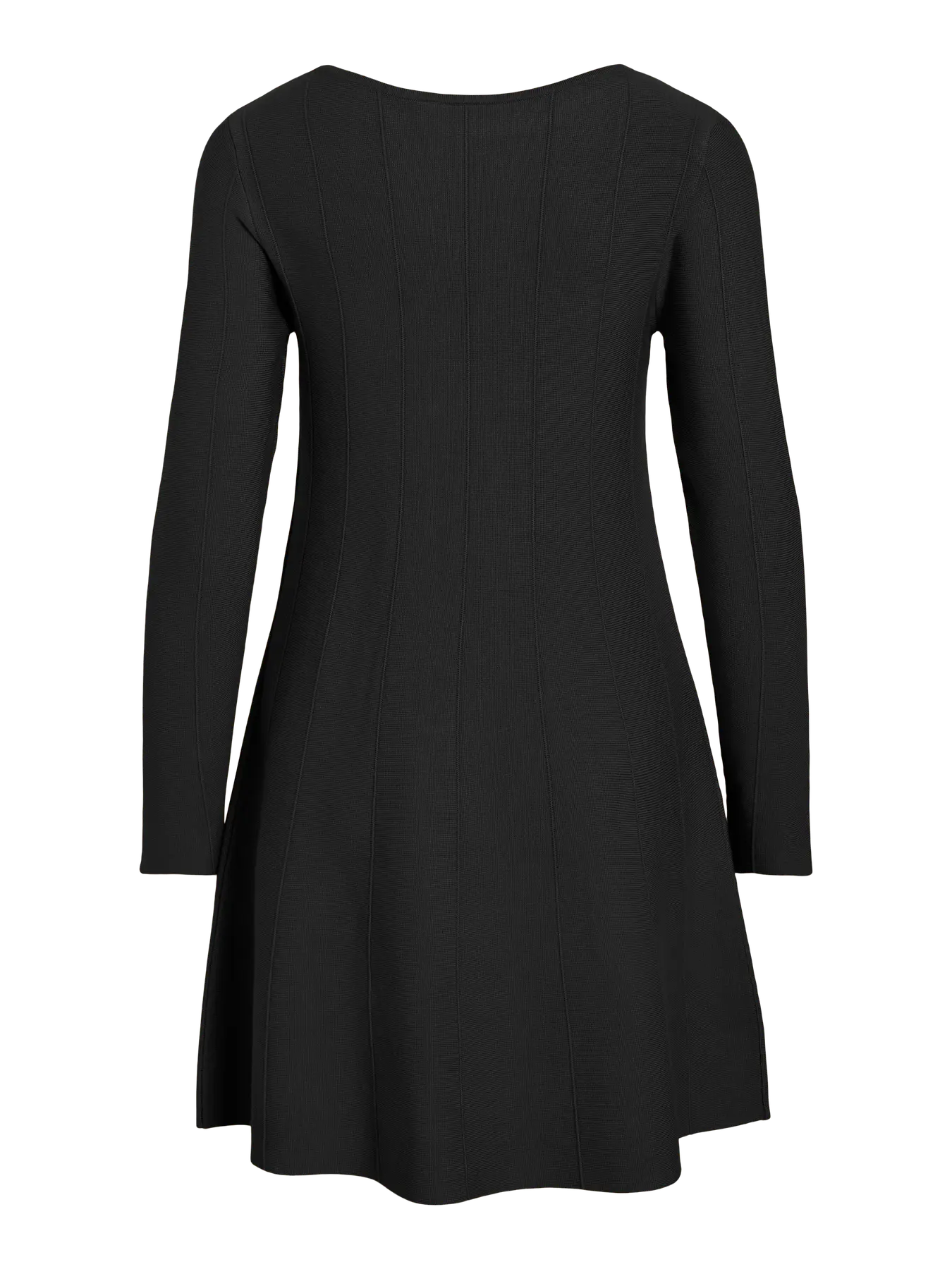 Vestido Valuni de punto negro Vila – vista trasera