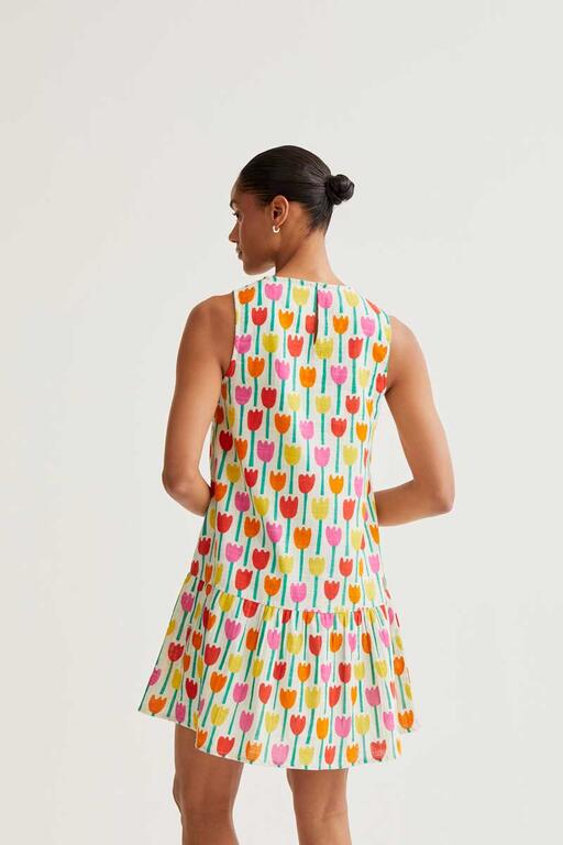 Vestido Corto Tulip Garden