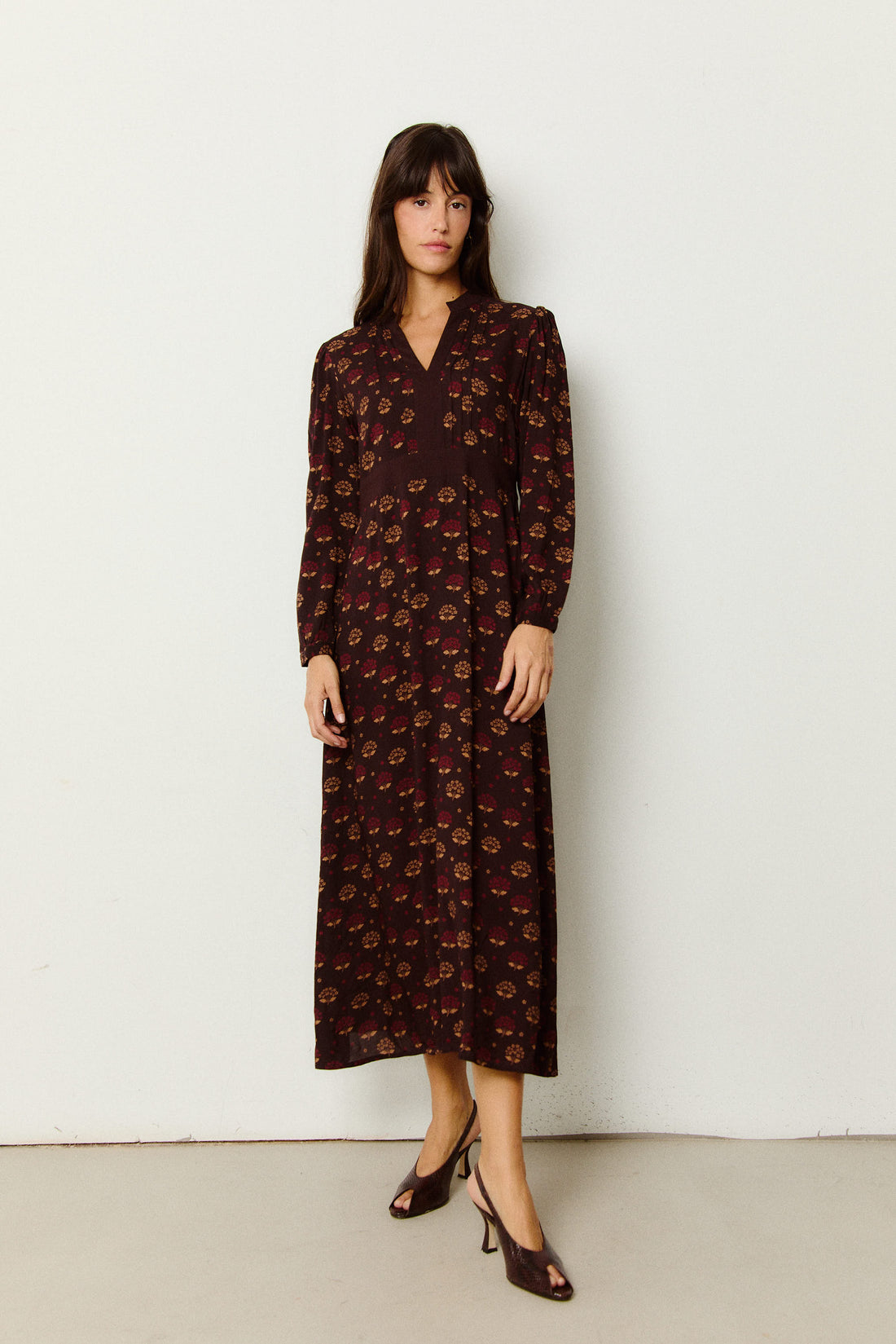 Vestido Lea Marrón