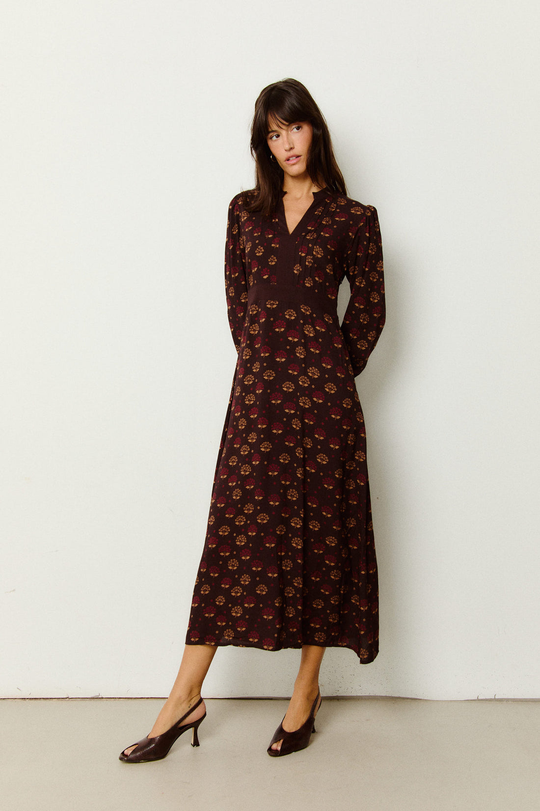 Vestido Lea Marrón