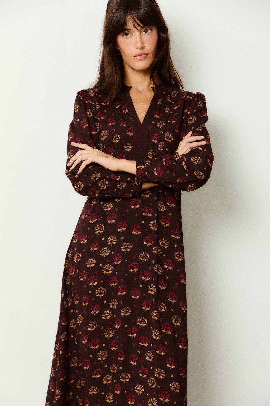 Vestido Lea Marrón