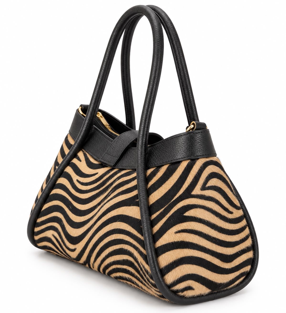 Bolso Piel Cebra