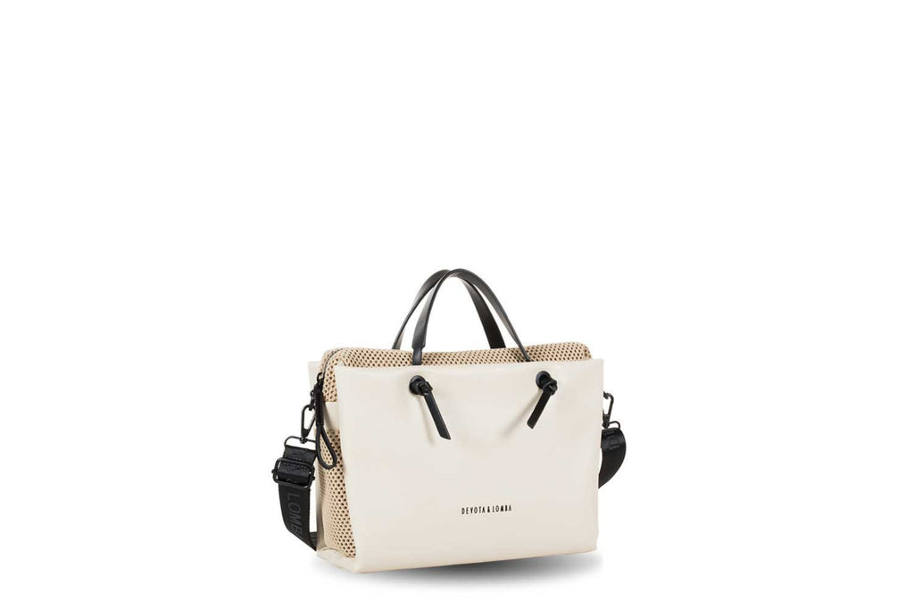 Bolso bandolera blanco roto Devota & Lomba Sack mujer