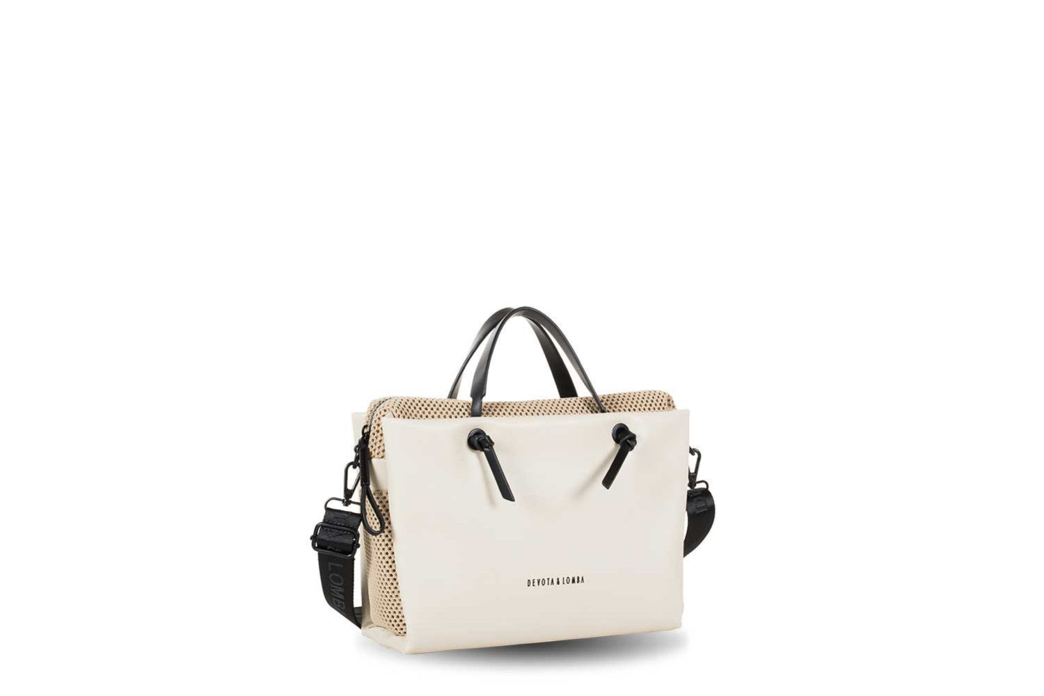 Bolso bandolera blanco roto Devota & Lomba Sack mujer