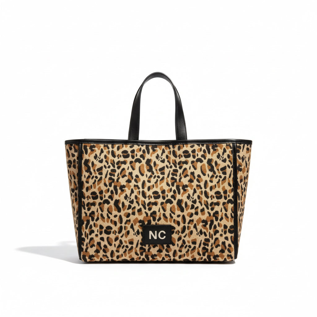 bolso shopper leopardo mujer, bolso grande estampado animal, bolso shopper verano, bolso tote leopardo, bolso amplio mujer tendencia.