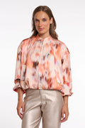 bomber Floré Rino & Pelle estampado coral rosa pastel look completo
