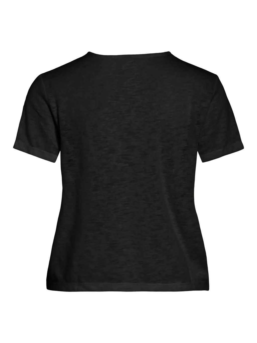 camiseta básica negra Vila manga corta vista trasera Cotton Grey Piedras Blancas Asturias