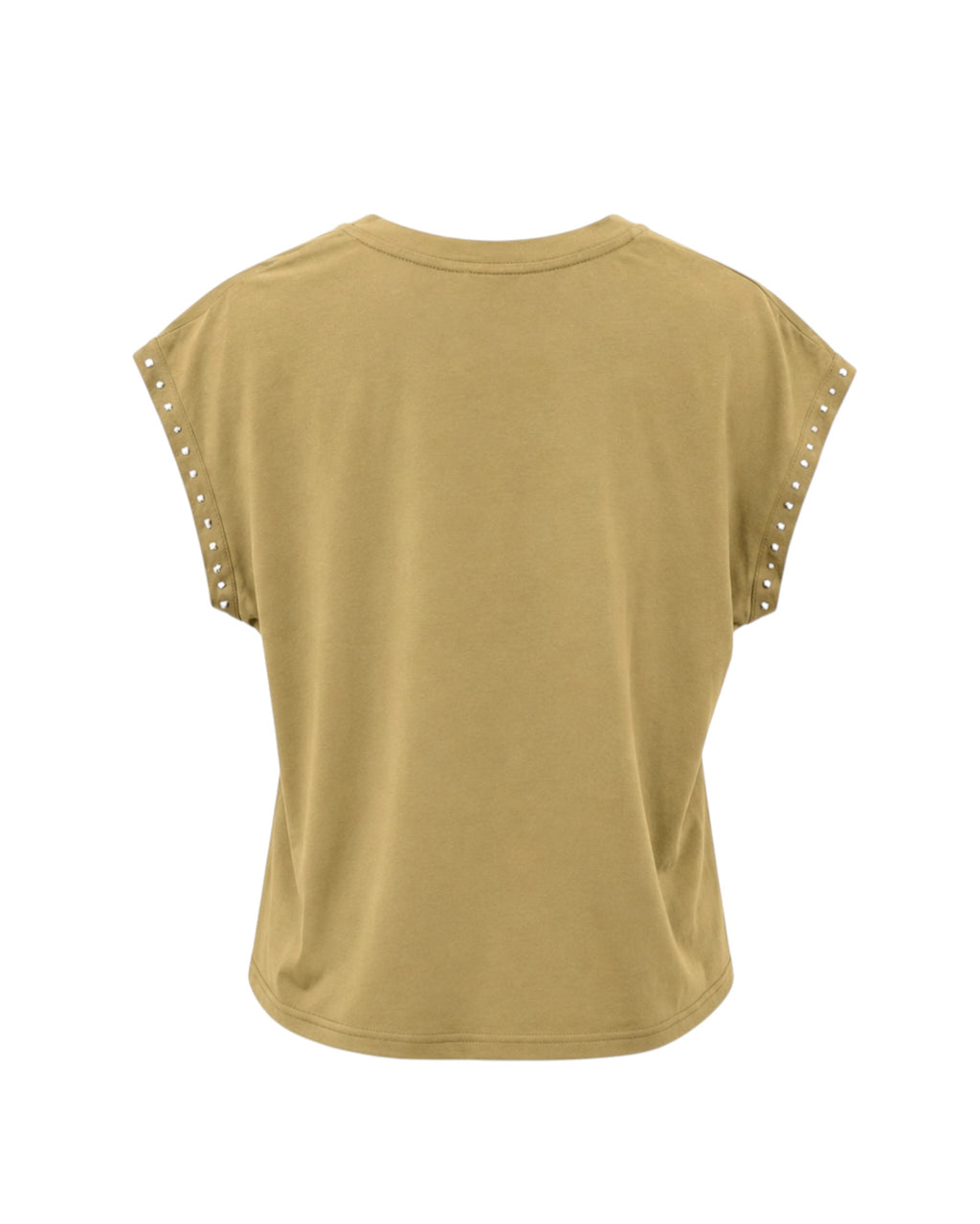 Parte trasera de la camiseta Vera, manga caída con tachuelas